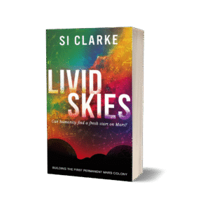 Livid Skies (Devon Island Mars Colony series #2) by Si Clarke – paperback