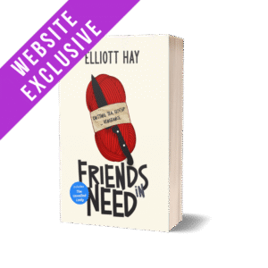 WEBSITE EXCLUSIVE: Friends in Need (Vigilauntie Justice shorts) by Elliott Hay – paperback